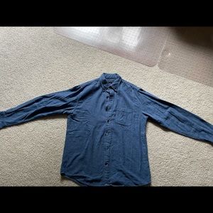 Blue Land’s End Button-Up, men’s size M
